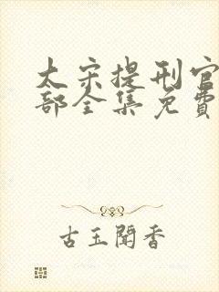 大宋提刑官第二部全集免费观看