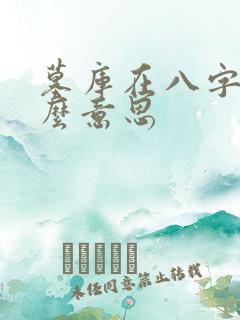 墓库在八字里什么意思