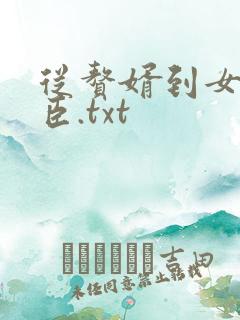从赘婿到女帝宠臣.txt