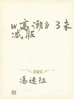 w高潮》3未删减版