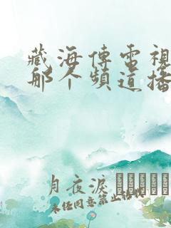 藏海传电视剧在那个频道播放 藏海传电视剧在那个频道播放