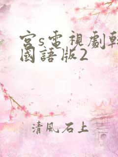 宫s电视剧韩剧国语版2