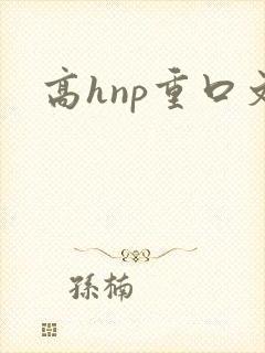 高hnp重口文