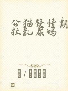 公猫发情期会乱拉乱尿吗