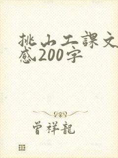 挑山工课文读后感200字