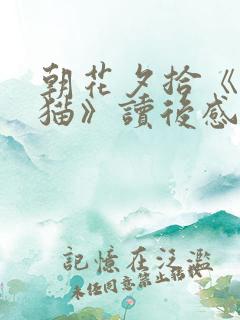 朝花夕拾《兔和猫》读后感
