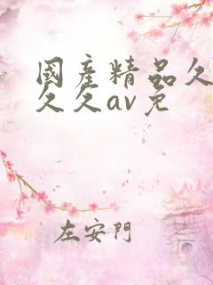 国产精品久久久久久av免