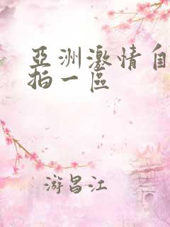 亚洲激情自拍偷拍一区