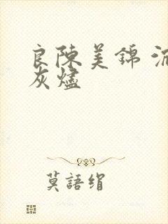 良陈美锦 沉香灰烬