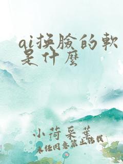 ai换脸的软件是什么