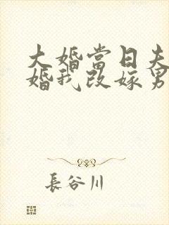 大婚当日夫君逃婚我改嫁男主