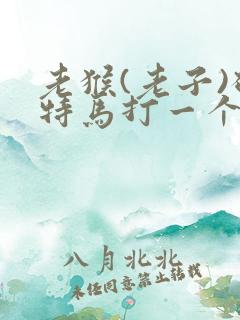 老猴(老子)碰特马打一个准确生肖