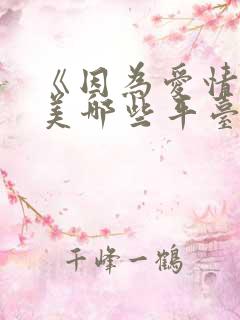 《因为爱情有多美哪些平台可以看