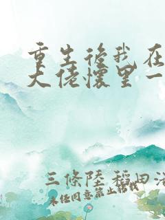 重生后我在残疾大佬怀里一路躺赢