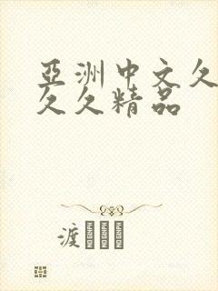 亚洲中文久久久久久精品