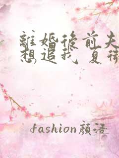 离婚后前夫总是想追我 夏微凉