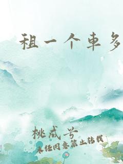 租一个车多少钱