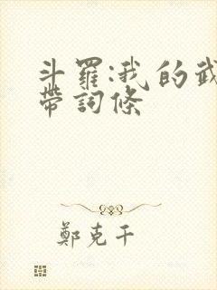 斗罗:我的武魂带词条