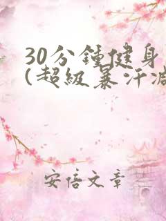 30分钟健身操(超级暴汗减肥)