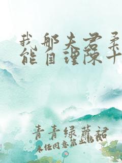 我那夫君柔弱不能自理陈十年