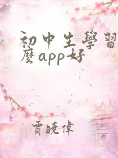 初中生学习用什么app好