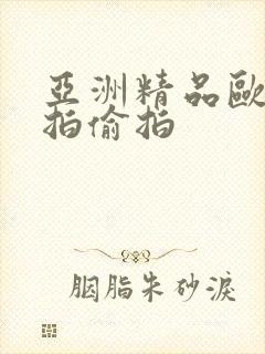 亚洲精品欧美自拍偷拍