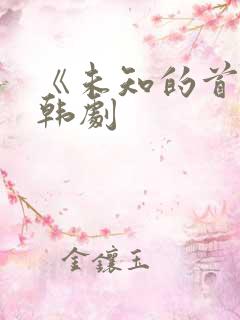 《未知的首尔》韩剧