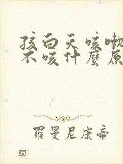 孩白天咳嗽晚上不咳什么原因