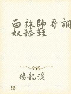 白袜帅哥调教男奴舔鞋
