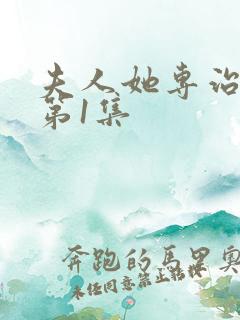 夫人她专治不服第1集
