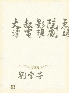大叔影院免费高清电视剧 适合大叔