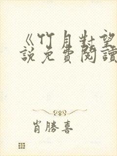 《竹月对望》小说免费阅读