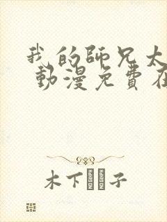 我的师兄太强了 动漫免费在线看