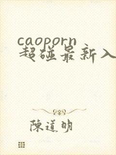 caoporn超碰最新入口