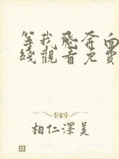 等我飞奔向你在线观看免费高清电视剧