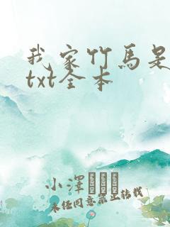 我家竹马是太孙txt全本