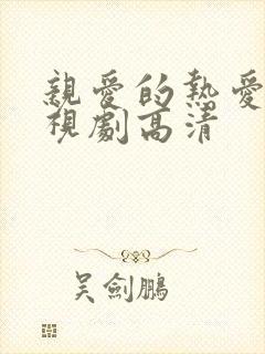 亲爱的热爱的电视剧高清