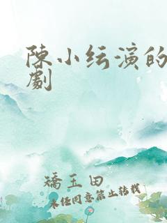 陈小纭演的电视剧