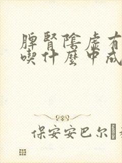 脾肾阴虚有湿气吃什么中成药 脾肾阴虚有湿气吃什么中成药