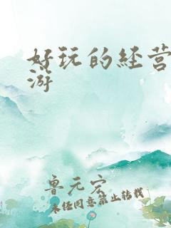 好玩的经营类手游
