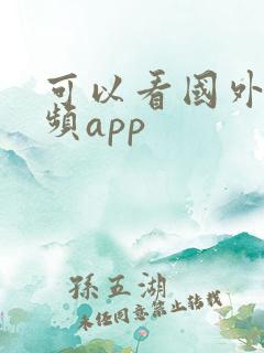 可以看国外短视频app