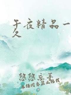 午夜精品一区久久