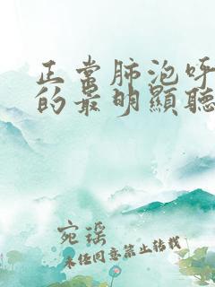 正常肺泡呼吸音的最明显听诊部位在