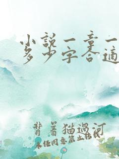 小说一章一般写多少字合适