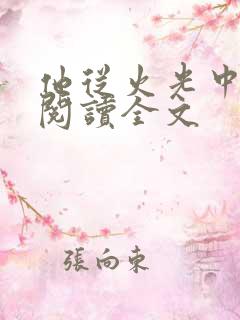 他从火光中走来阅读全文