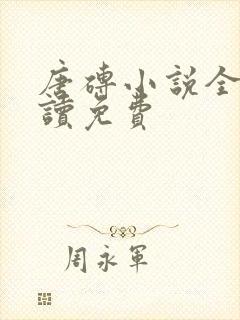 唐砖小说全文阅读免费