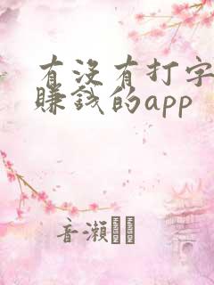 有没有打字小说赚钱的app 有没有打字小说赚钱的app