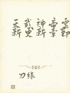 天武神帝云尘最新更新章节免费阅读下载