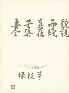 妻子真面貌动漫全集在线观看