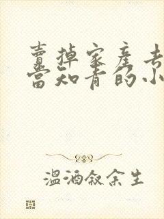 卖掉家产去下乡当知青的小说 卖掉家产去下乡当知青的小说